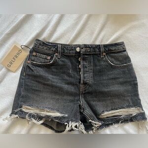 GRLFRND Helena High Rise a cut Off Shorts - 24